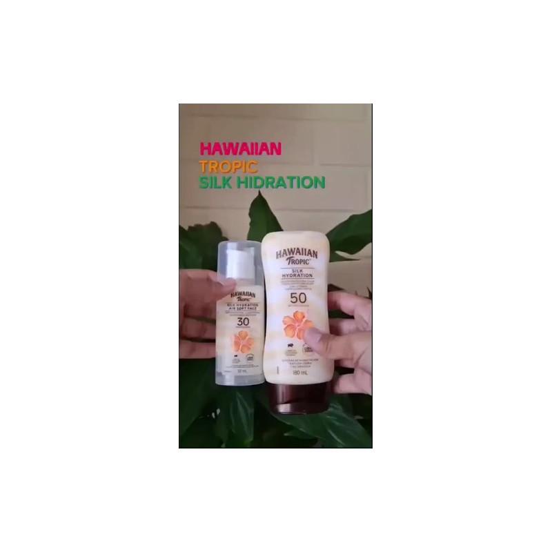 Protector Solar Hawaiian Tropic Silk Hydration FPS 50 Textura Ligera