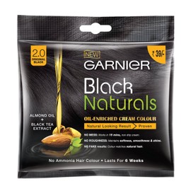 Garnier Black Naturals Hair Color, Shade 2, 20ml+20g (Pack of 8)