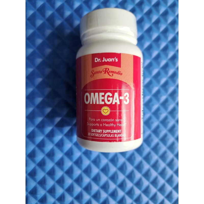 Dr, Santo Remedio Omega 3 Dietary Supplement 1000 mg, 30