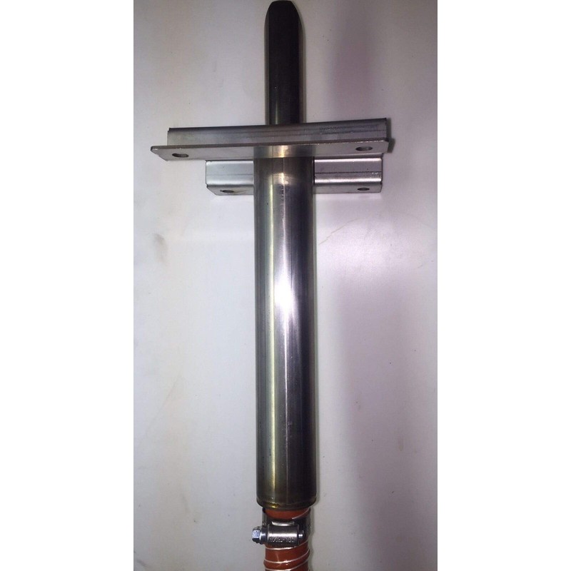 GenExhaust Universal generator exhaust system double layer wall attachment for