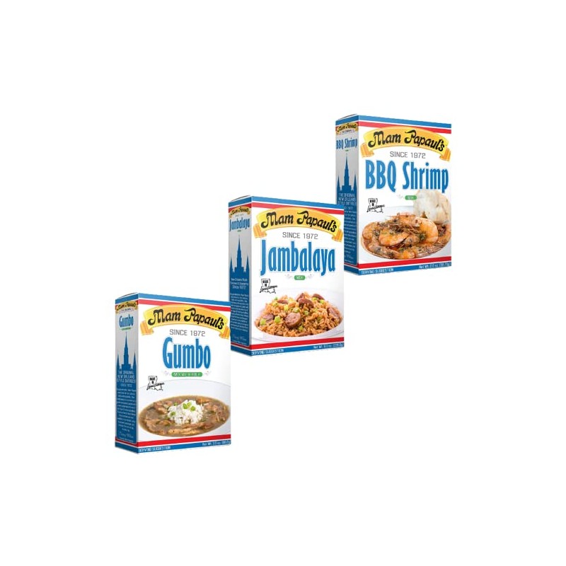 Dinner Mix Combo (1) Jambalaya Mix, (1) Gumbo Mix, (1)