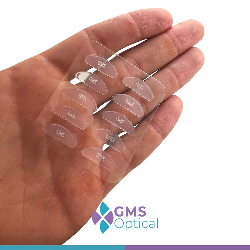 GMS Optical 1.8mm Reg-Thin/18mm Long Length - Anti-Slip Adhesive Contoured