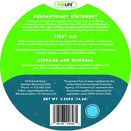 FurLife Blue Dog Tag, Flea and Tick Prevention for Dogs - Waterproof Pendant for Collar, Safe for All Breeds