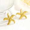 Gold Earrings for Women Statement Starfish Earrings Boho Fashion Beach