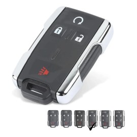 Funda De Repuesto Para Llavero Compatible Con Chevy Silverad Negro