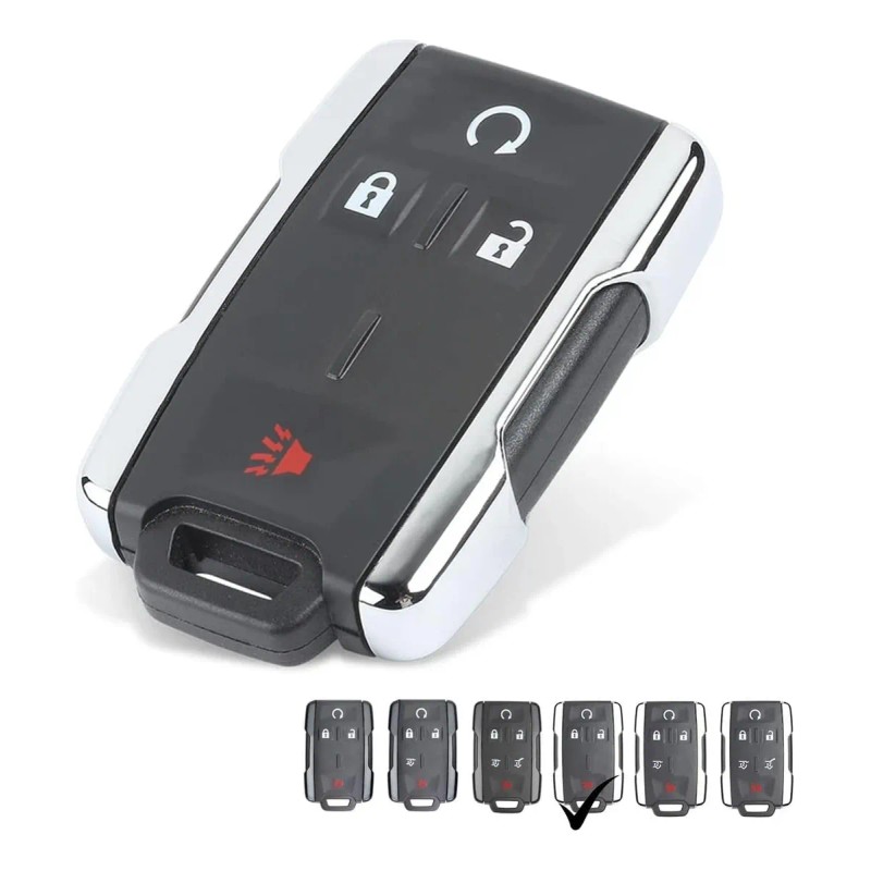Funda De Repuesto Para Llavero Compatible Con Chevy Silverad Negro