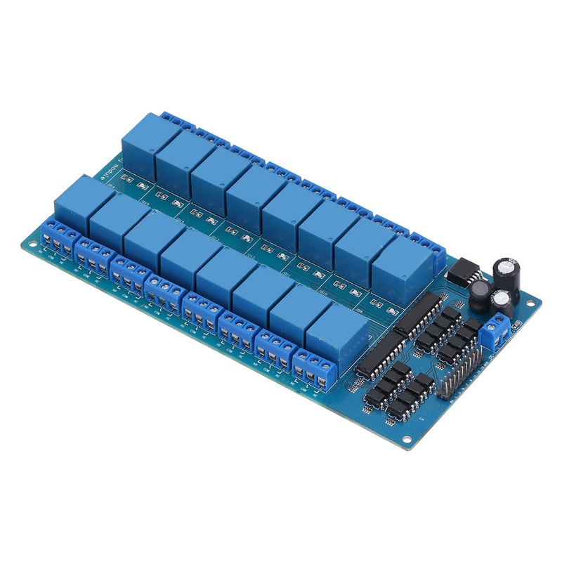 Relay Module 16 Channel with Optocoupler Protection Power Supply High