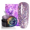 Reflective Gel Nail Polish, Diamond Nail Glitter, Holographic Nail Polish,