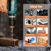 ENERTWIST Cobalt Drill Bit Set, 99Pcs HSS Twist Jobber Drill