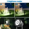 APONUO Solar Spot Lights Outdoor 2-in-1 Solar Landscape Lighting Dusk