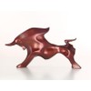 Abstract Bull Statue Animal Figurine Decor Resin Craft Fashion Desktop