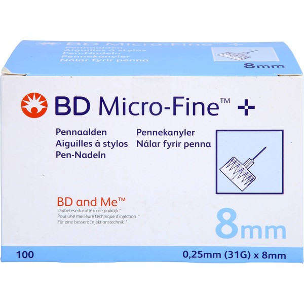 Nicht vorhanden BD MICRO-FINE+ Pen Nadeln 0,25x8mm, 100 St KAN