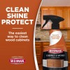 Weiman Cabinet Wood Clean and Shine Fresh Almond Scent Protects