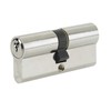 40/45 Nickel Plated Yale Euro Cylinder with 3 x Keys