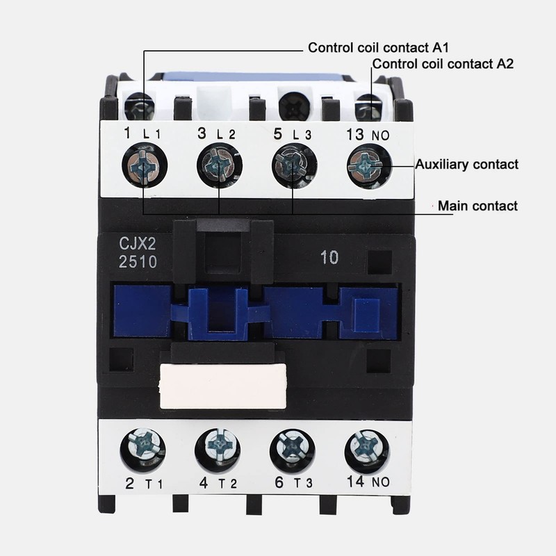 AC Contactor AC 380V 25A Motor Contactor Copper Coil 3P