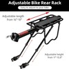 Tailcle Rear Bike Rack, Bike Cargo Rack Quick Release Bike