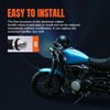 HISports Universal Motorcycle Grip 22 mm Non-Slip Rubber Handle CNC