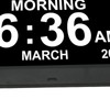 8.7inch Digital Day Calendar Clock Auto Dimming Large Display Medication