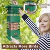Squirrel Proof Bird Feeder, 3LBS Hanging Bird Feeders for Outdoors,