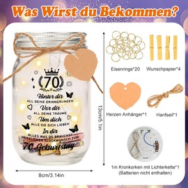 XM-mengpanwei LED Bottle Light Money Gifts Birthday 70th