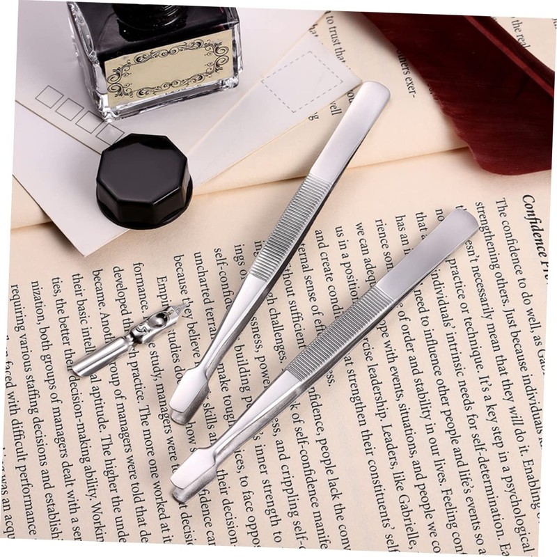 Baluue 30pcs Lash Tweezers Ergonomic Precision Tools for Crafting Eyelash