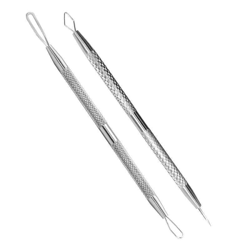 jaxiria 2 Pack 2-in-1 Pimple Extractor Removal Tools - Professional