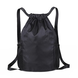 [LeTradeJP] ナップサック ジムサック リュックサック プールバッグ 防水 撥水 軽量 乾湿分離 巾着袋 大容量 シューズ収納 多機能 折り畳み スポーツバッグ ジム 水泳 運動 部活 旅行 アウトドア