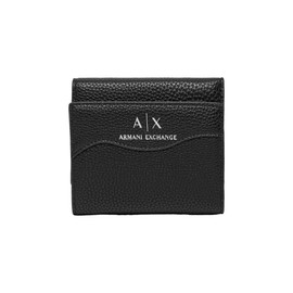 Armani Exchange Wave, Women's Bi-Fold Wallet, Black,