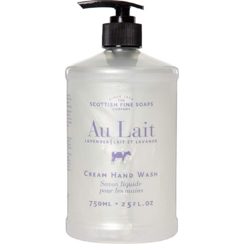 Scottish Fine Soaps Au Lait Lavender Cream Hand Wash 25