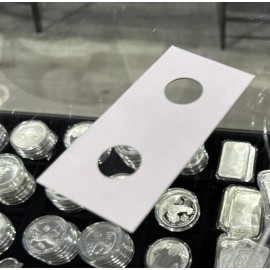 Unbranded 1 Pc: 2 x 2 Inch Cardboard Coin Flip Holders For 1 Gram Gold