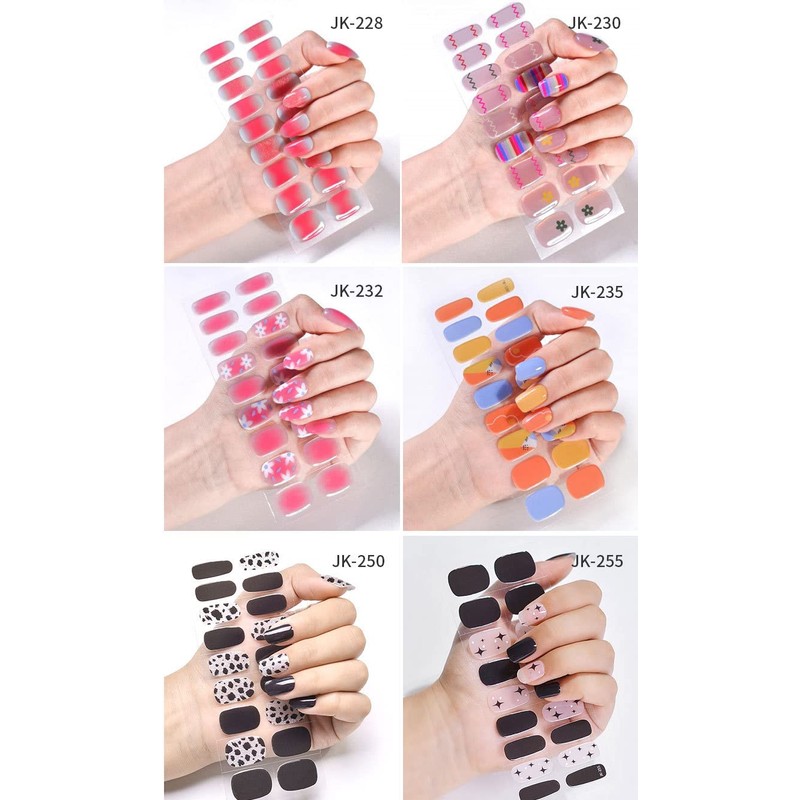 NTEROOKIE UV Phototherapy Semi Baked Gel Nail Patch (JK097)