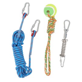 Luocute Dog Bungee Tug Toy, Dog Hanging Bungee Tug Rope Toys for Small Medium Large Dogs, Tug of War Toy Outdoor Exercise Play with 16.4ft Rope
