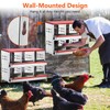 Nesting Boxes for Chickens, 6 Compartment Forward RollOut & Rollaway,