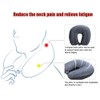 U-Shaped Travel Pillow Soft Elastic Neck Support Office Rest Cushion