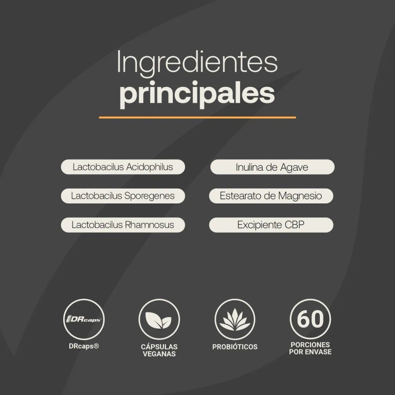 Billones Probióticos Prebióticos Cápsulas Life 30g