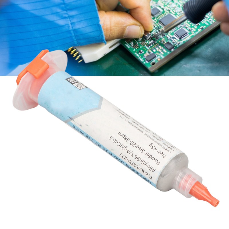 Tin Solder Paste Sn96.5 Ag3 Cu0.5 High Temperature Strong Adhesion