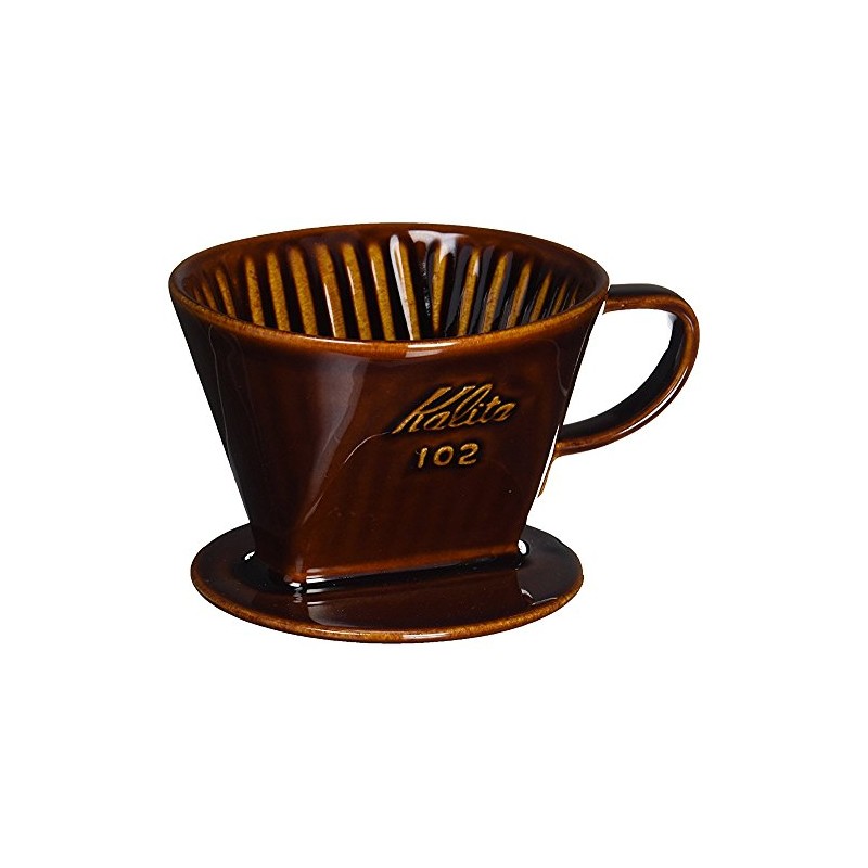 Kalita Ceramic Coffee Dripper 102-Roto Brown (50205)
