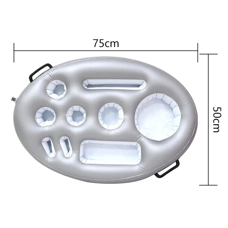 Inflatable Pool Floating Tray for Drinks & Snacks – PVC