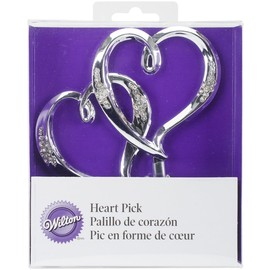 Wilton 1006-985 Double Heart Picks for Cake Decorations
