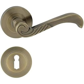 domino Casablanka-R M3 BB Deadlock Door Handle Set for Room Doors Door Handle Set Rosette Set Door Fittings