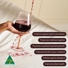 Airley Australian Luxury Full Waterproof Mattress Protector