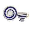 Lomonosov Porcelain Tea Set 2pc Cup and Saucer Twisted Loop