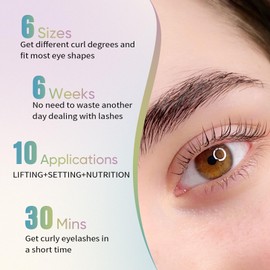 PERMANIA Lash Lift Kit, Tube Design Easy to Apply Brow Lamination Kit, for Natural Results Instant Lifting & Curling with Detailed Instruction (with Glue Balm)