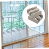 TEHAUX 4pcs Sliding Shower Door Bottom Guides Durable Shower Swing