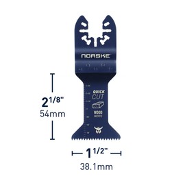 Norske Tools NOTP212 1-1/2 inch Speedy Flush Cut Oscillating Multi Tool Accessory Blade Universal Fit for Wood