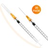 1ml Disposable Luer Lock Syringes with 25G 1 Inch Needle