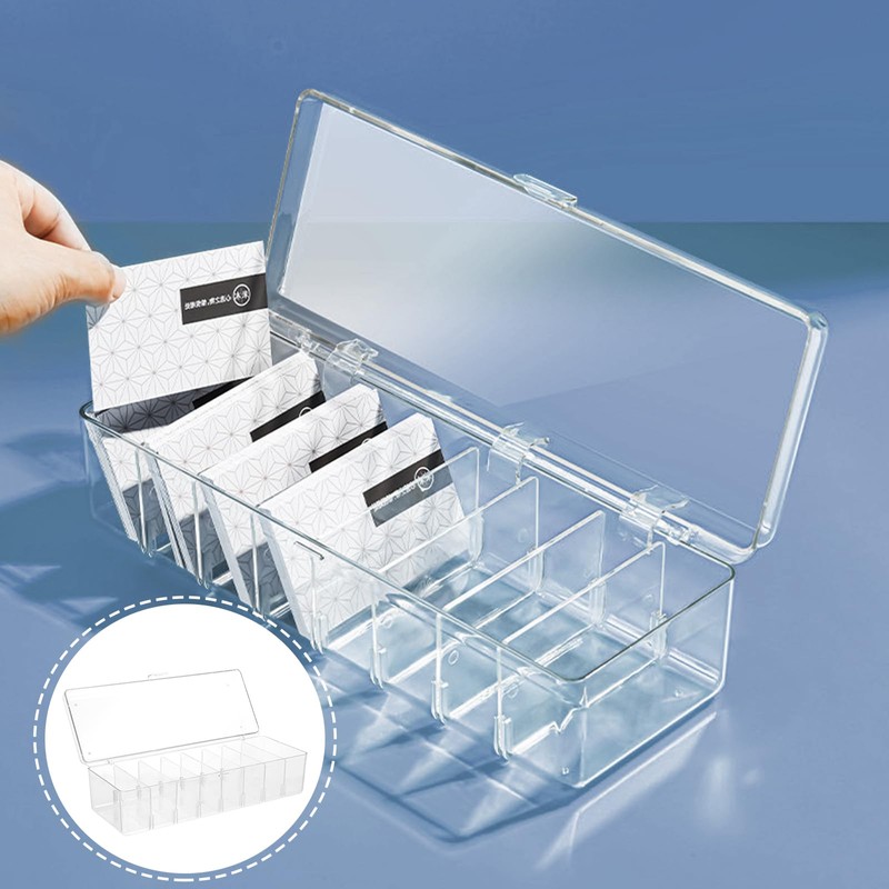 Cabilock Business Card Display Case Card Storage Box Organizer with