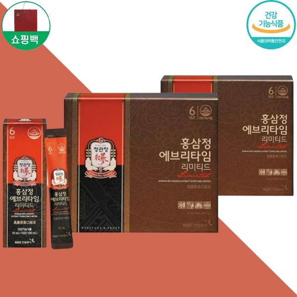 CheongKwanJang [Onsale] Red Ginseng Extract Everytime Limited CheongKwanJang EveryTime 10ml / 정관장 [온세일]홍삼정 에브리타임리미티드 정관장 애브리타임 10mlX30포(2개월분)