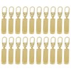 20 Pcs Metal Zipper Pull Zipper Pull Replacement Removable Metal