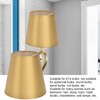 Pack of 6 Small Lampshades, Clip on E14 Incandescent Lampshades,